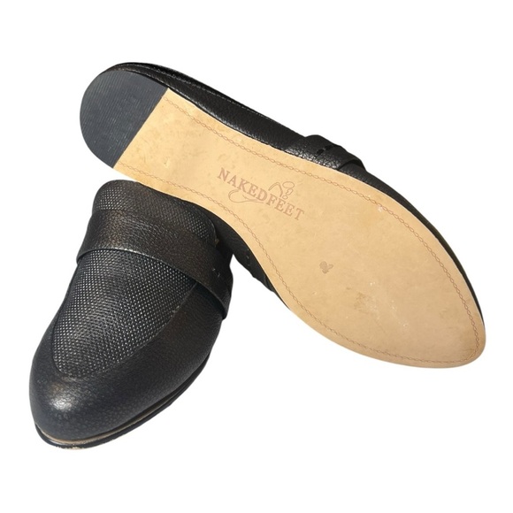 Naked Feet Women’s Black “Smoking Slipper” Slip-On Loafer 2017 Spring Collection - Picture 8 of 8
